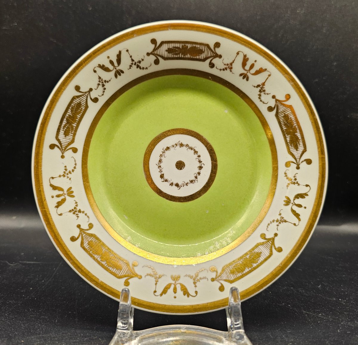 Tasse et soucoupe château de Schönbrunn, datées de 1823, Manufacture Imperiale de Vienne-photo-5