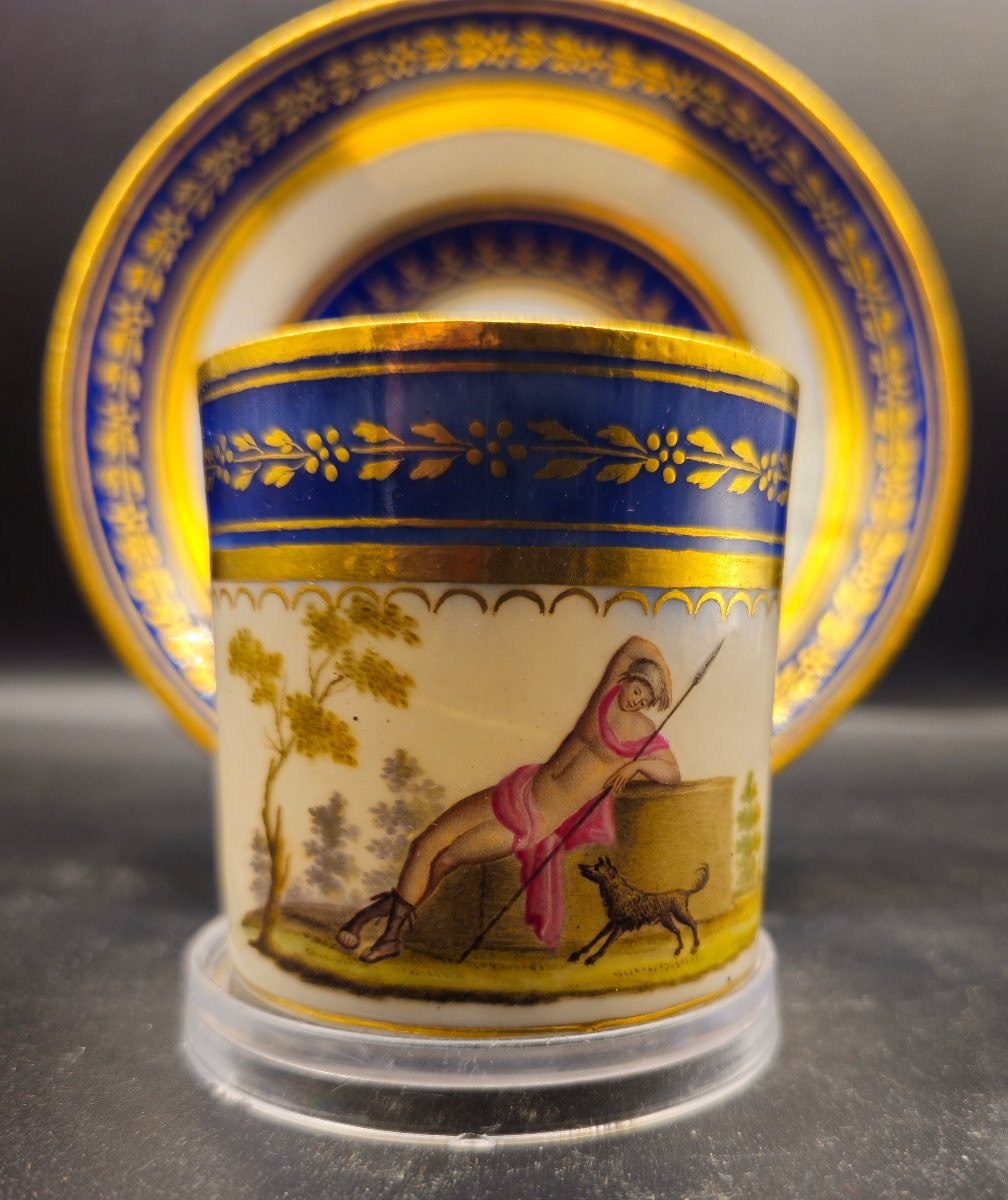 Tasse et soucoupe de la Real Fabbrica Ferdinandea -photo-2