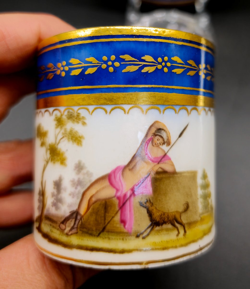 Tasse et soucoupe de la Real Fabbrica Ferdinandea -photo-3