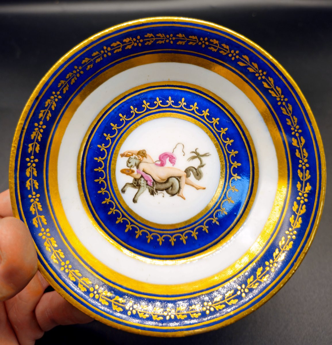 Tasse et soucoupe de la Real Fabbrica Ferdinandea -photo-4