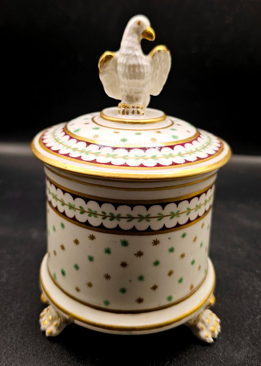 Sucrier en porcelaine de la manufacture Royal Ferdinand-photo-2