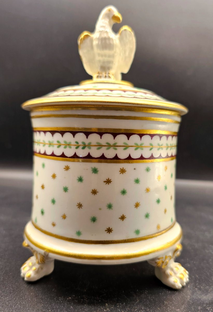 Sucrier en porcelaine de la manufacture Royal Ferdinand-photo-3