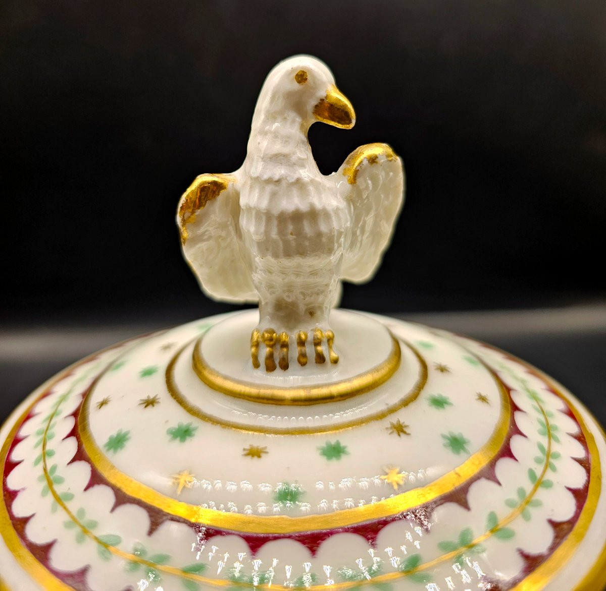 Sucrier en porcelaine de la manufacture Royal Ferdinand-photo-1