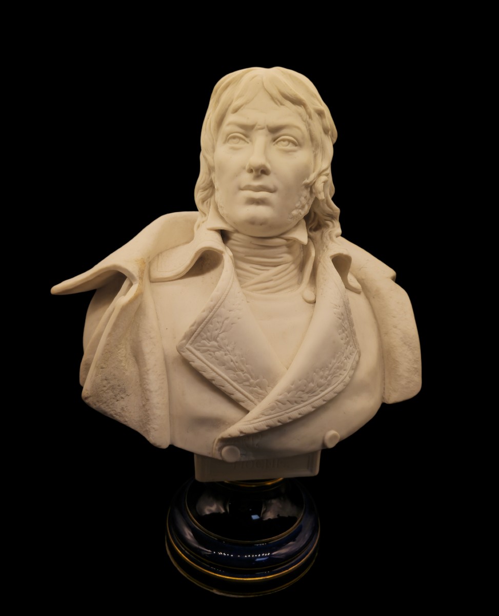 Pair Of Sevres Porcelain Busts Depicting Napoleon's Generals-photo-2