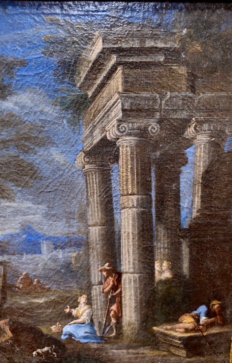 Paysage avec ruines par Alberto Carlieri 1672-1720-photo-2