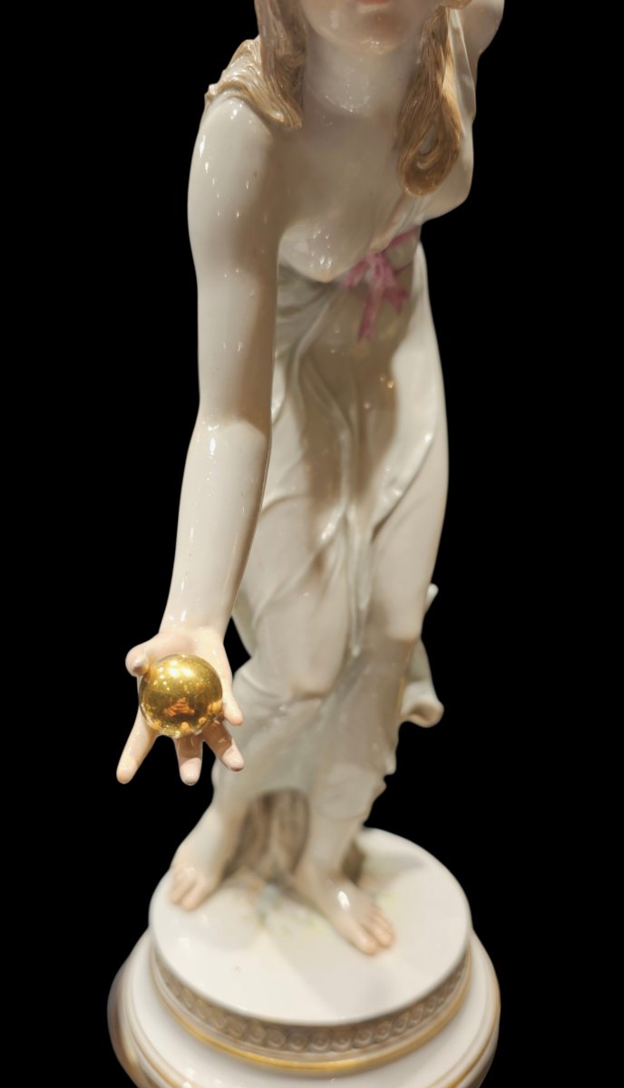 Meissen « Player at Bowls » Walter Schott 1897 – Fin XIXe Siècle-photo-3