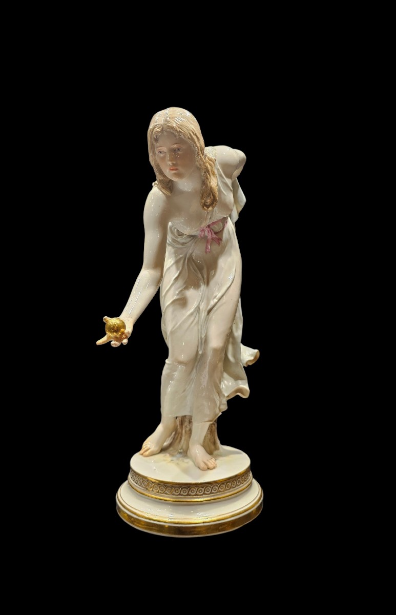 Meissen « Player at Bowls » Walter Schott 1897 – Fin XIXe Siècle