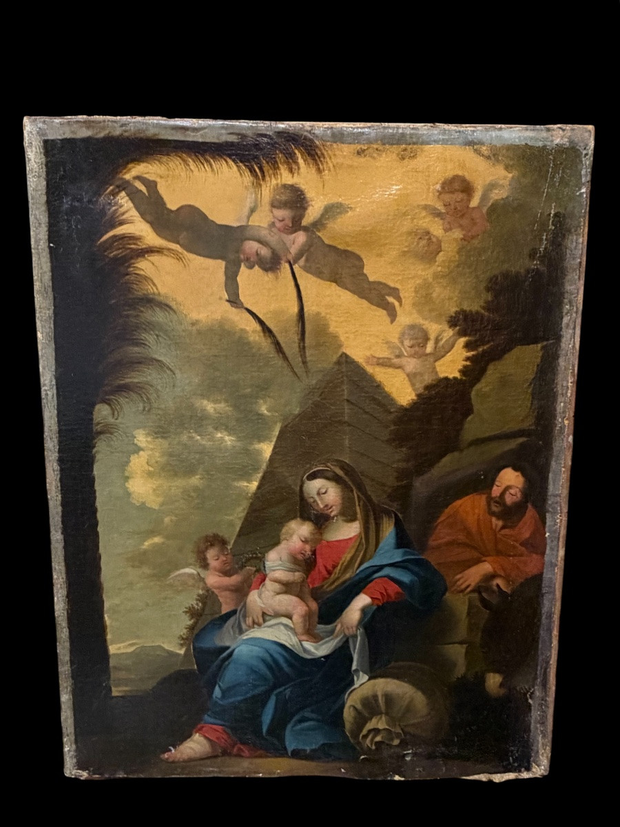 Rest On The Flight Into Egypt By Jacques Stella-photo-2