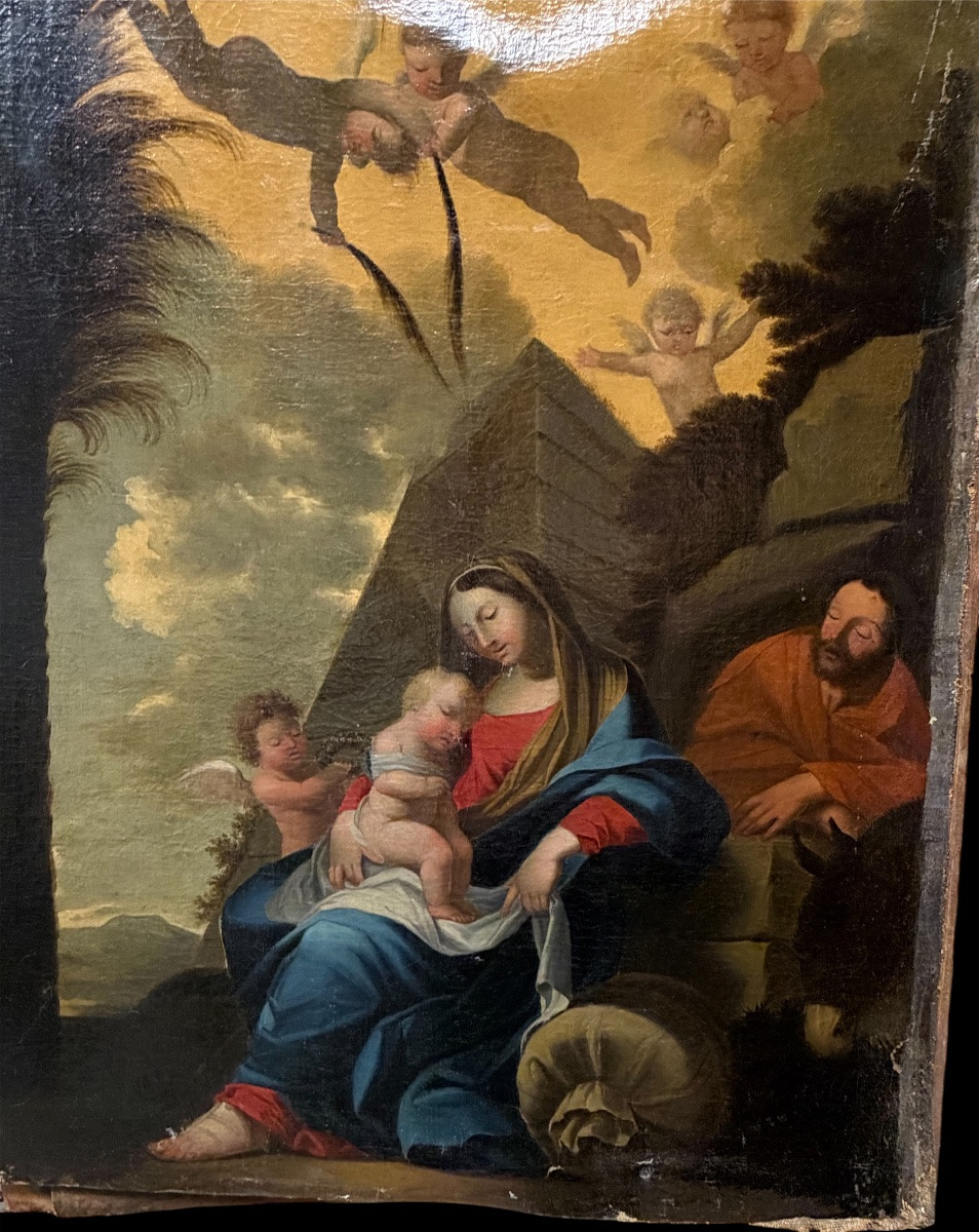 Rest On The Flight Into Egypt By Jacques Stella-photo-3