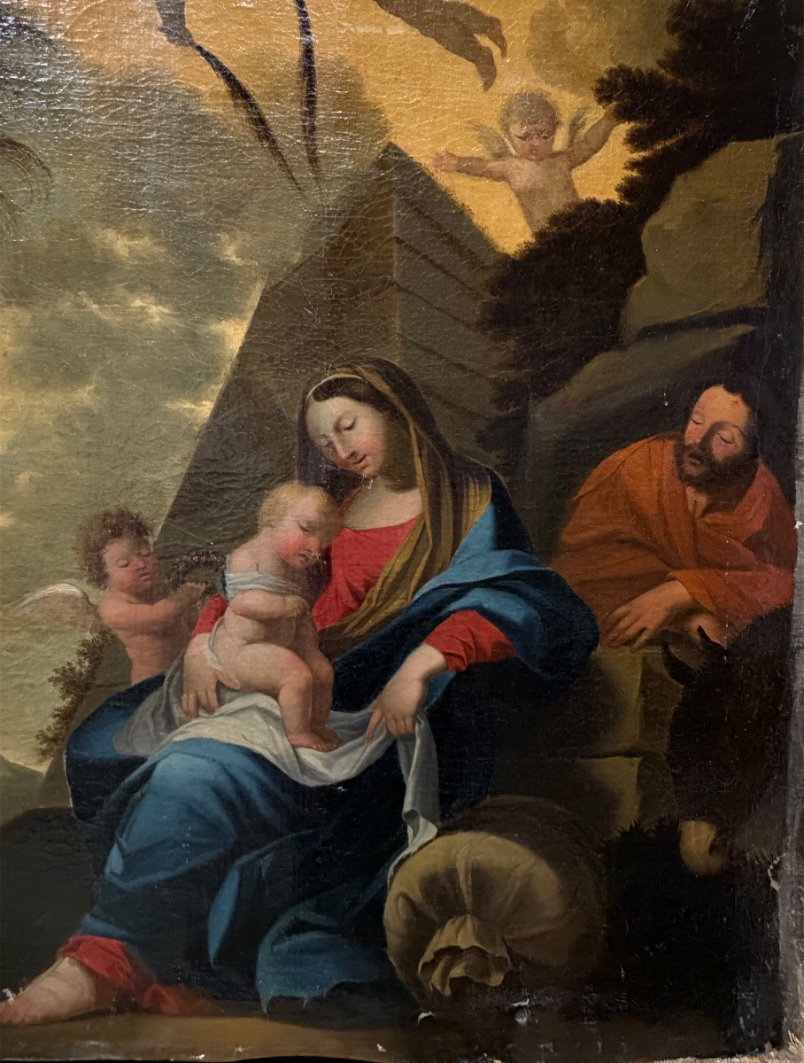 Rest On The Flight Into Egypt By Jacques Stella-photo-4