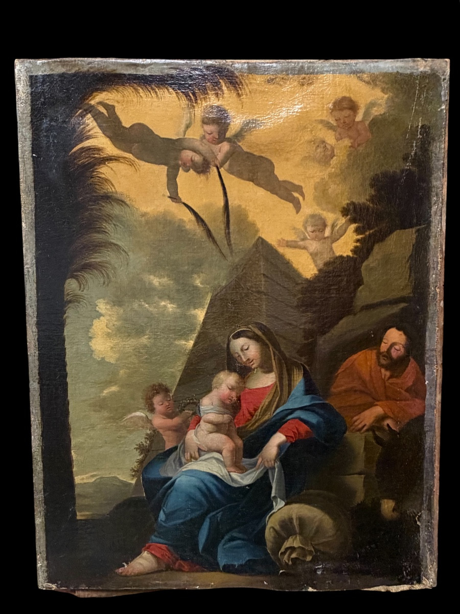 Rest On The Flight Into Egypt By Jacques Stella