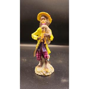 Cornemuseur singe de Meissen