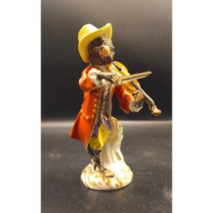 Meissen Violinist Monkey