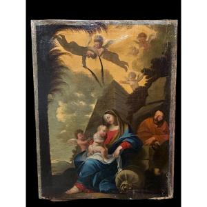 Rest On The Flight Into Egypt By Jacques Stella