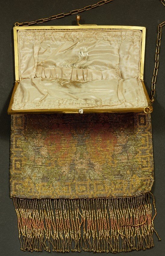 Bag With Beads, Art Deco, 1920s-1930s.-photo-2