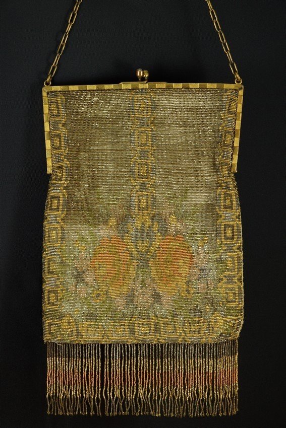 Bag With Beads, Art Deco, 1920s-1930s.-photo-3