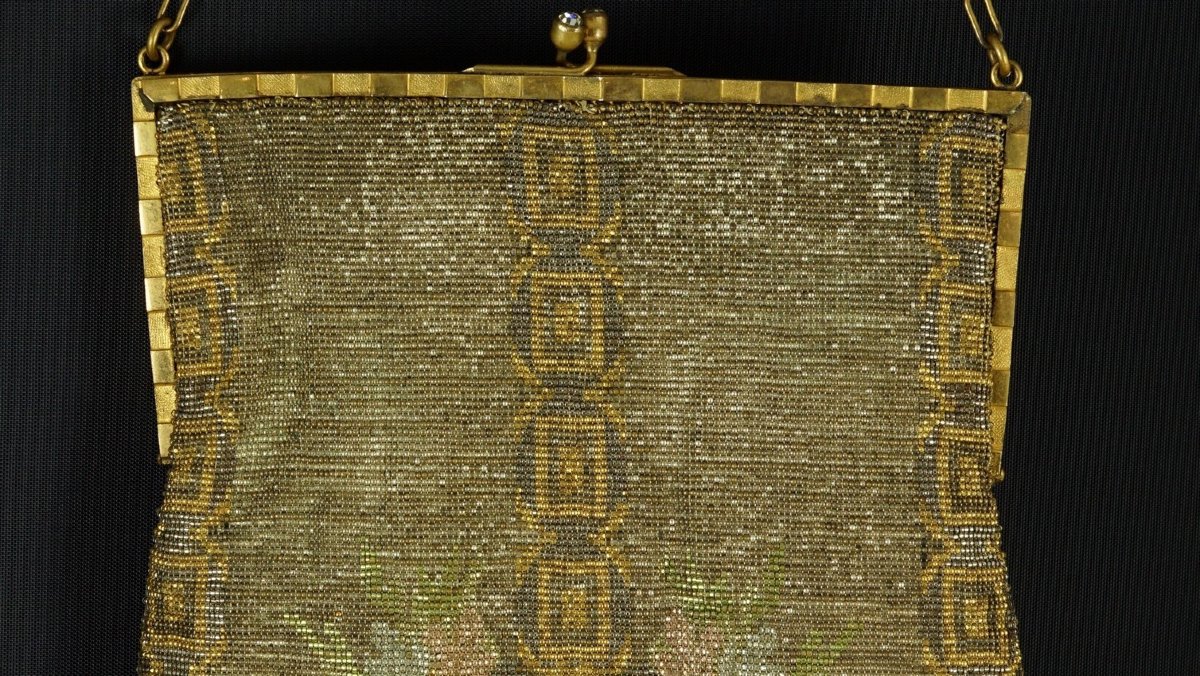 Bag With Beads, Art Deco, 1920s-1930s.-photo-2