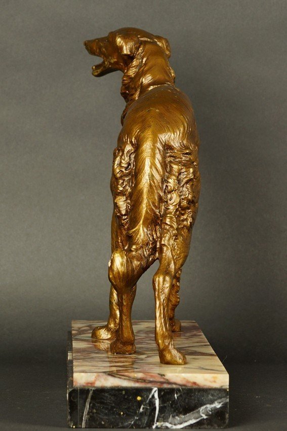 Russian Greyhound, Bronze, Art Deco, 1920s-1930s. 20th Century.-photo-6
