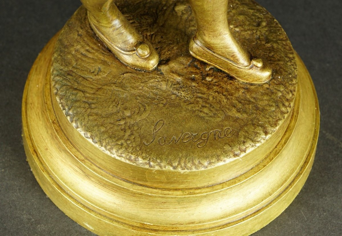 Danseur Espagnol,  A.J. Lavergne, bronze, France, seconde moitié du XIXe siècle.-photo-1