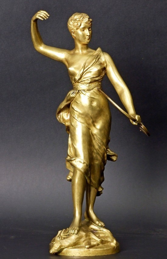 Diane à la Chasse, H. Levasseur, France, XIXe/XXe siècle.