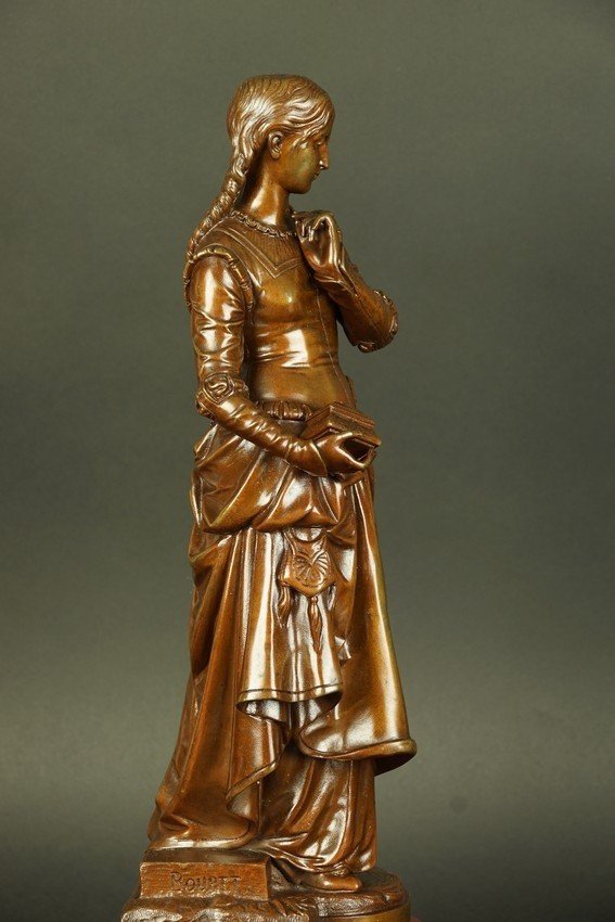 Pandora, Bronze, Eutrope Bouret (1833-1906), France, Second Half Of The 19th Century.-photo-2