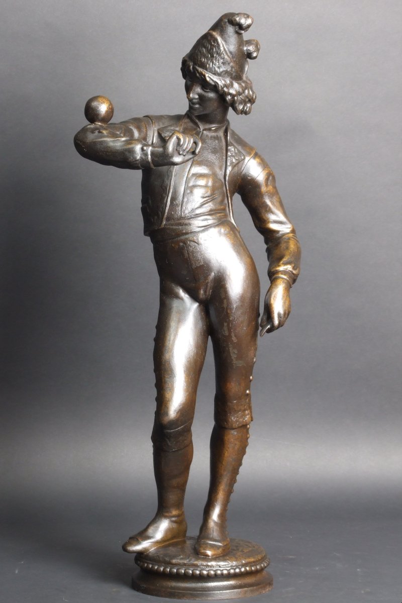 Jongleur, bronze, Édouard (1859 - 1945)  , France, XIXe/XXe siècle-photo-2