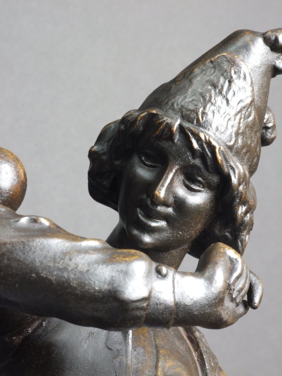 Jongleur, bronze, Édouard (1859 - 1945)  , France, XIXe/XXe siècle-photo-1