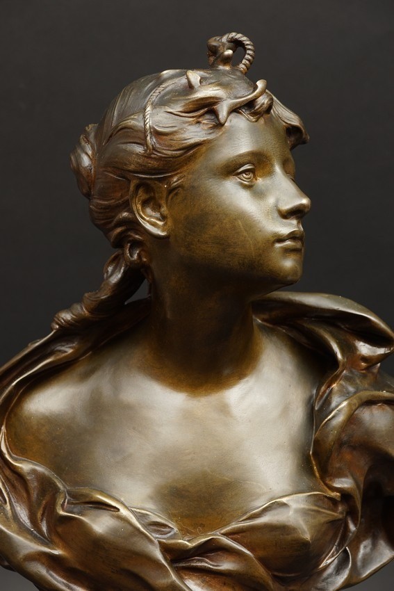 Hope, Bronze, Felix Pierre Richard, France, 19th/20th Century-photo-3