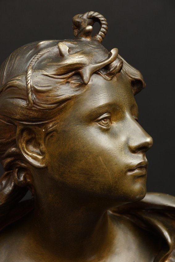 Hope, Bronze, Felix Pierre Richard, France, 19th/20th Century-photo-5