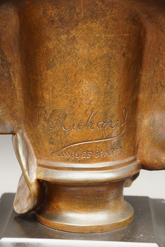 Hope, Bronze, Felix Pierre Richard, France, 19th/20th Century-photo-6