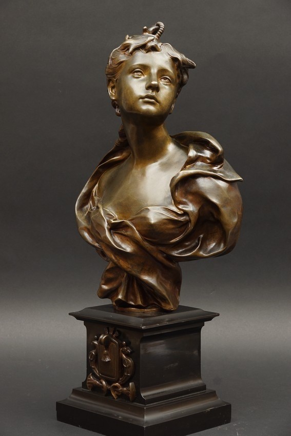 Hope, Bronze, Felix Pierre Richard, France, 19th/20th Century