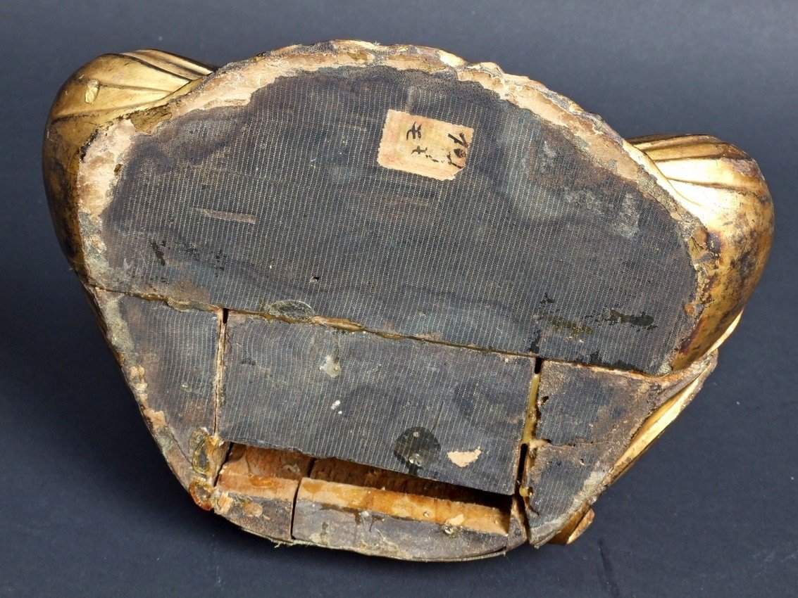 Bouddaha Méditant, bois doré , Japon, période Edo (1603-1868)-photo-1