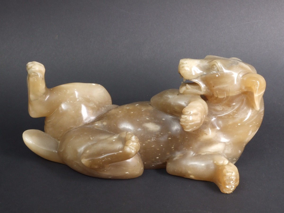 Dog, China, Onyx, 19th Century.