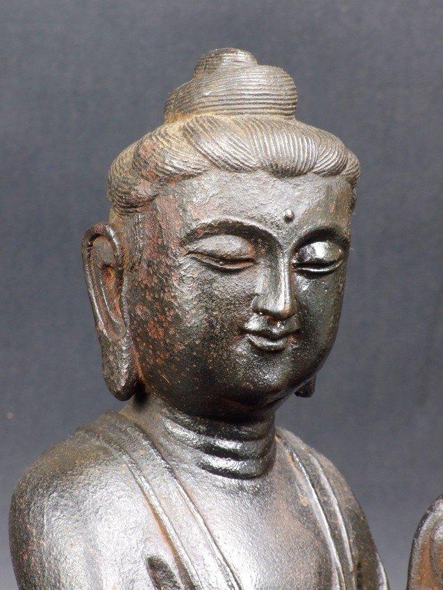 Bouddha, fonte, Chine, période Qianlong (1736-1795)-photo-3