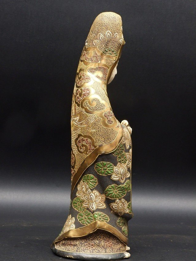 Goddess Kannon, Satsuma, Japan, Meiji Era (1868 - 1912).-photo-2