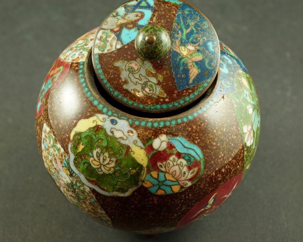 Box, Cloisonné, Japan, Meiji Era (1868-1912)-photo-1