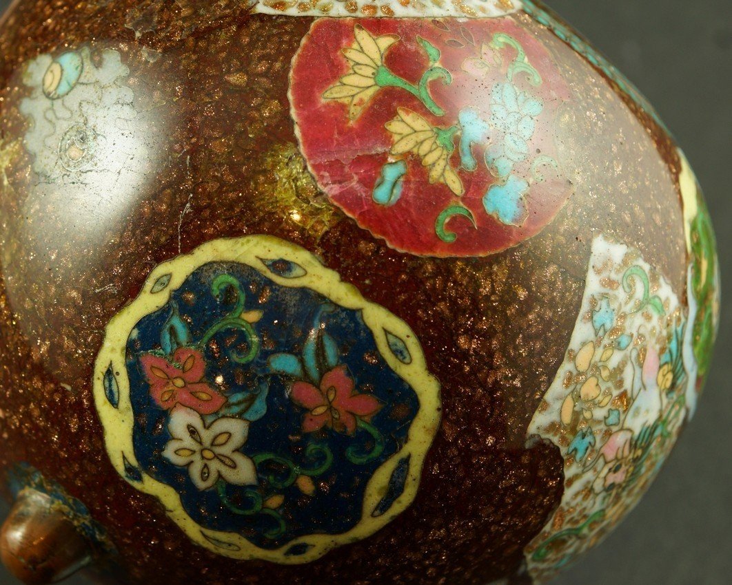 Box, Cloisonné, Japan, Meiji Era (1868-1912)-photo-6