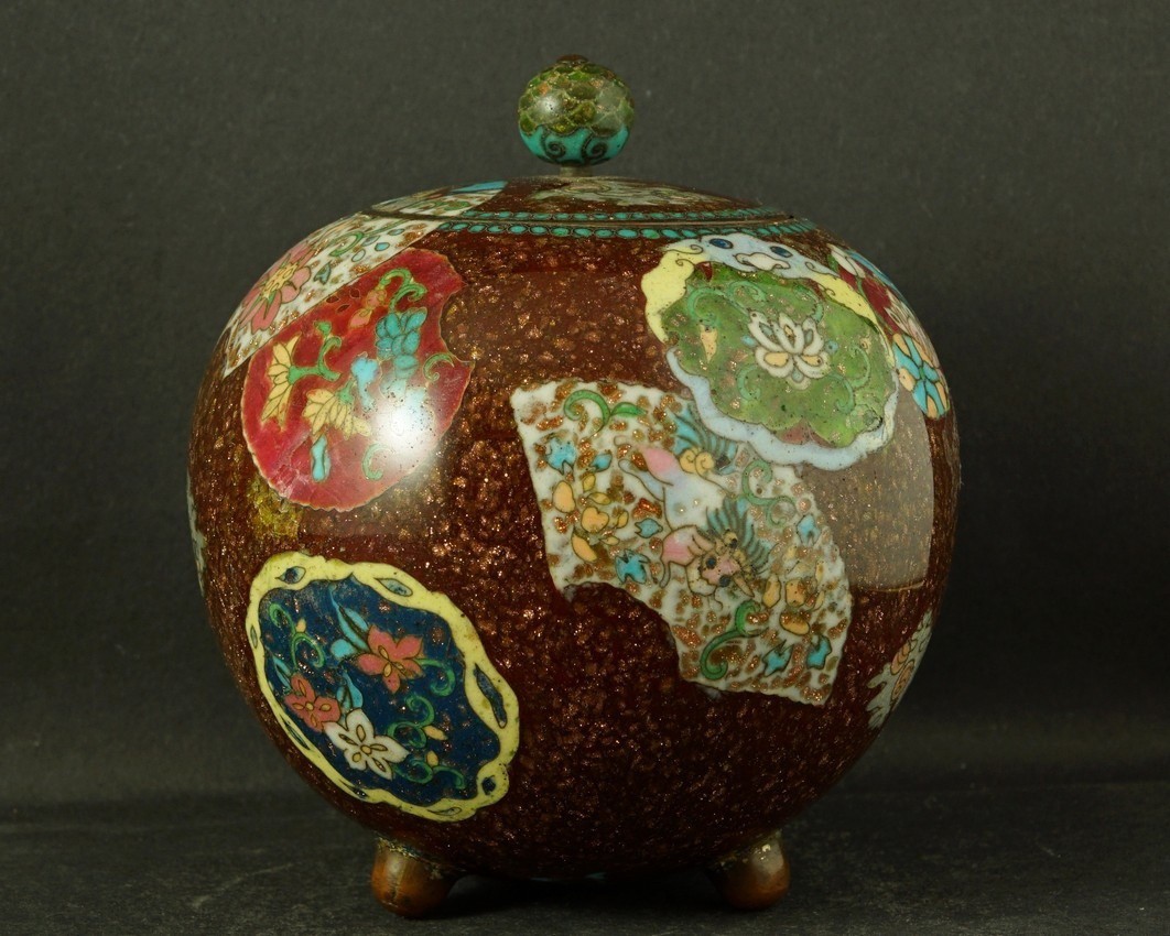 Box, Cloisonné, Japan, Meiji Era (1868-1912)