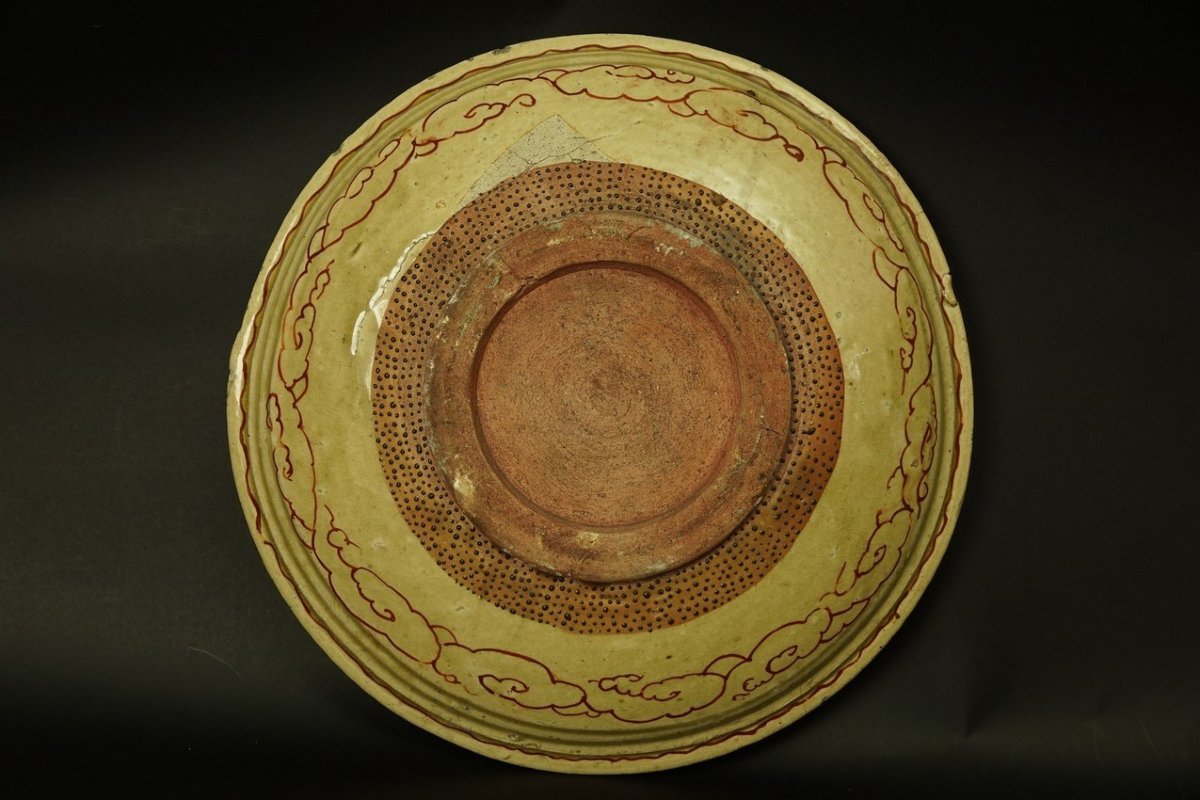 Plate With Samurai, Painted Earthenware, Japan, 19th Century.-photo-2