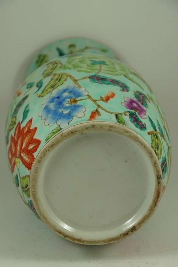 Vase avec fleurs, Chine, XIXe siècle/XXe siècle.-photo-1