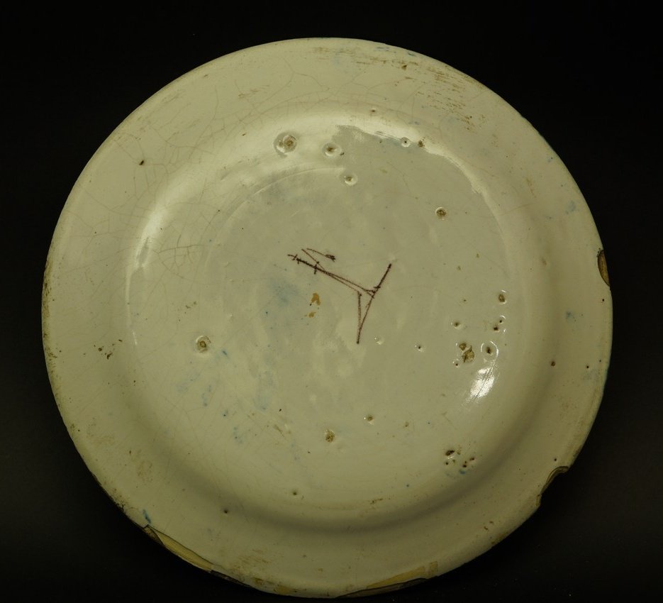 Painted Plate, China, Qing Dynasty, 17th/18th Century-photo-4