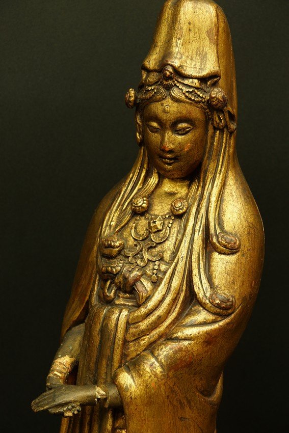 Guanyin, Bodhisattva Of Compassion, China, Qing Dynasty, Late 19th – Early 20th Century.-photo-3