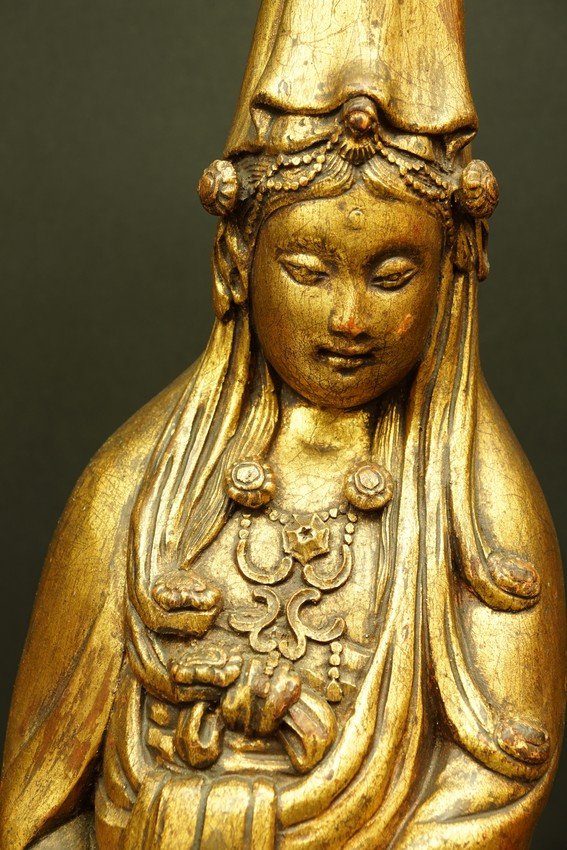 Guanyin, Bodhisattva Of Compassion, China, Qing Dynasty, Late 19th – Early 20th Century.-photo-4