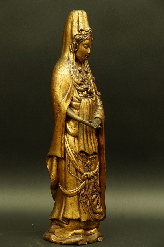 Guanyin, Bodhisattva Of Compassion, China, Qing Dynasty, Late 19th – Early 20th Century.-photo-2