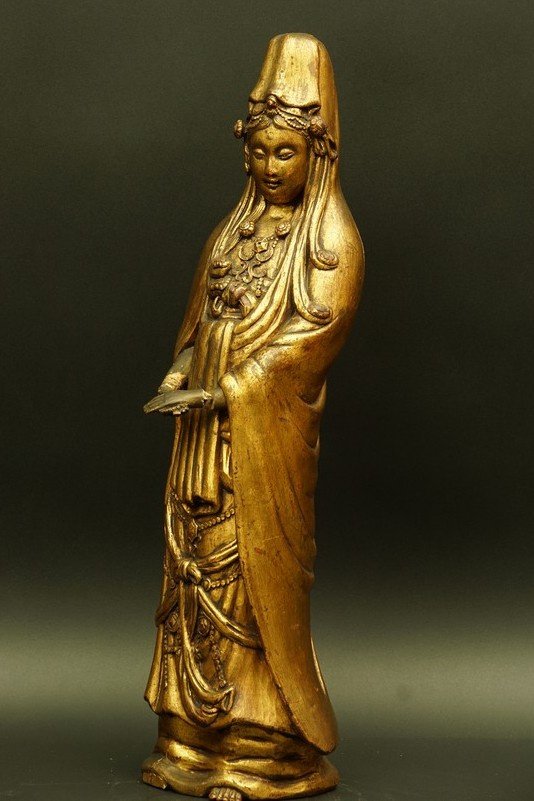 Guanyin, Bodhisattva Of Compassion, China, Qing Dynasty, Late 19th – Early 20th Century.-photo-6