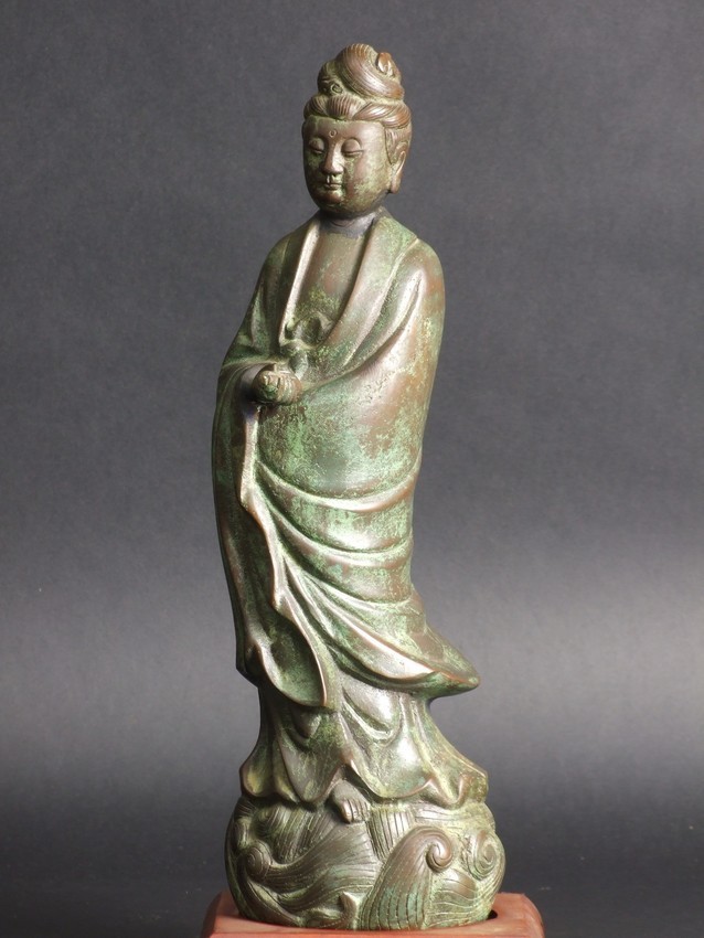 Guanyin - Bodhisattva Of Compassion, Bronze, China, Qing Dynasty, 19th Century
