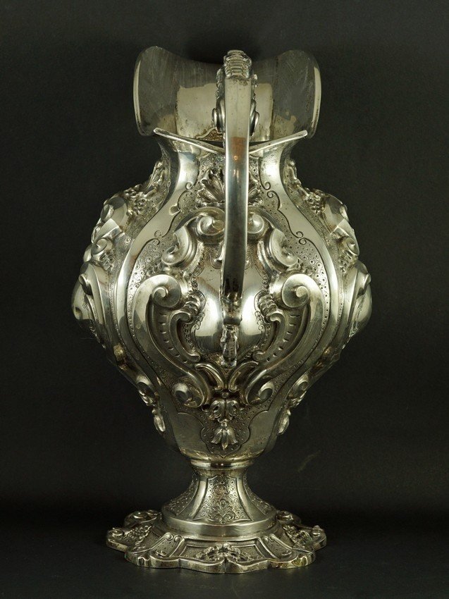 Cruche à eau, argent, Porto, Portugal, XIXe/XXe siècle-photo-4