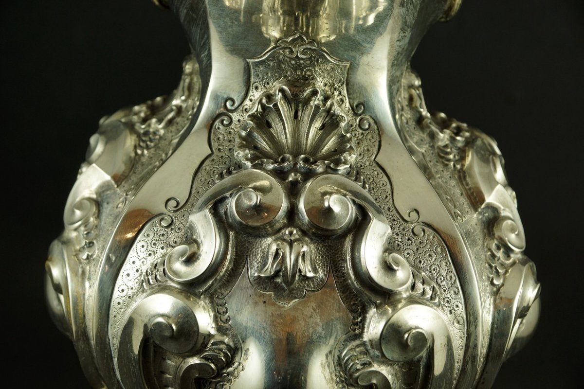 Cruche à eau, argent, Porto, Portugal, XIXe/XXe siècle-photo-8