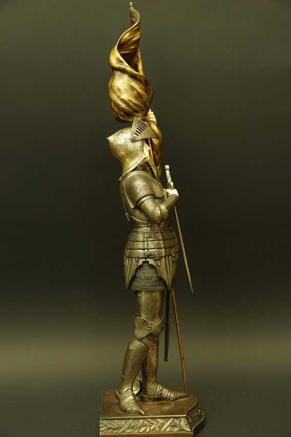 Joan of Arc, Art Déco, chryselephantine, D. Alonzo, 1920s-photo-3