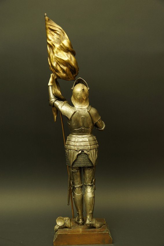 Joan of Arc, Art Déco, chryselephantine, D. Alonzo, 1920s-photo-4